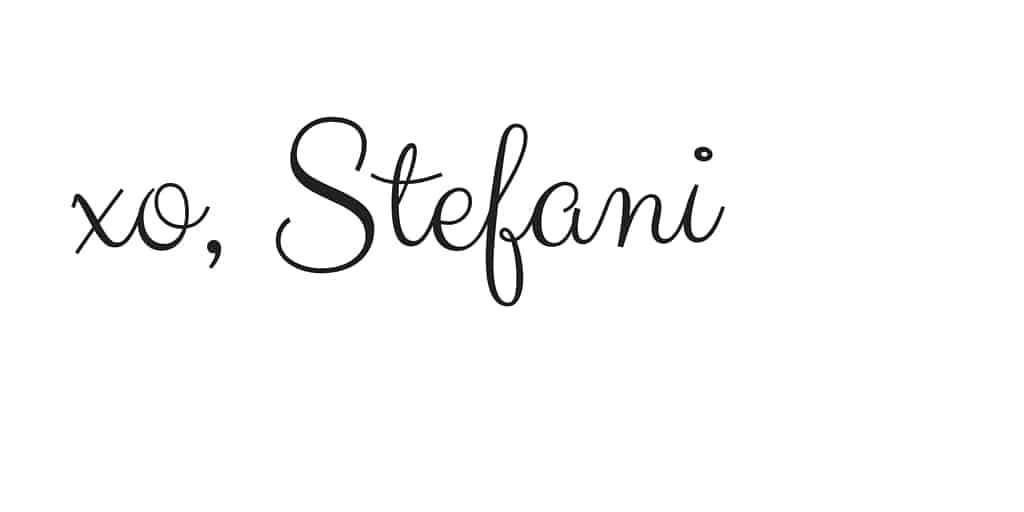 Stefani's signature