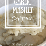 Mashed potatoes are such a hit at the holiday table, right? Well with eliminating white potatoes from our diet, we had to find a replacement. Garlic butter mashed cauliflower is perfect as a side dish for Thanksgiving or Christmas.