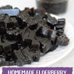 The winter season is always difficult. It seems like at least weekly, we have an event cancelled because someone has gotten sick. What I'm going to share with you today is my recipe for homemade elderberry syrup & elderberry gummies, sure to help you kick the flu this year!