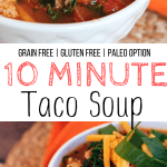 Taco night is always something to look forward to, unless you can't eat corn or flour shells anymore. What's left? Gut-healing taco soup of course!