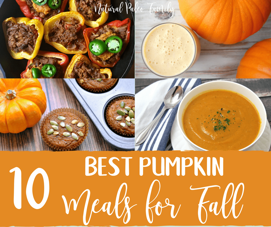 Pumpkin isn't only for candy and cookies, you can make real meals with it!  Here is a list of my 10 favorite healthy pumpkin recipes that aren't dessert.