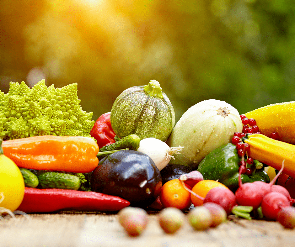 an assortment of vegetables