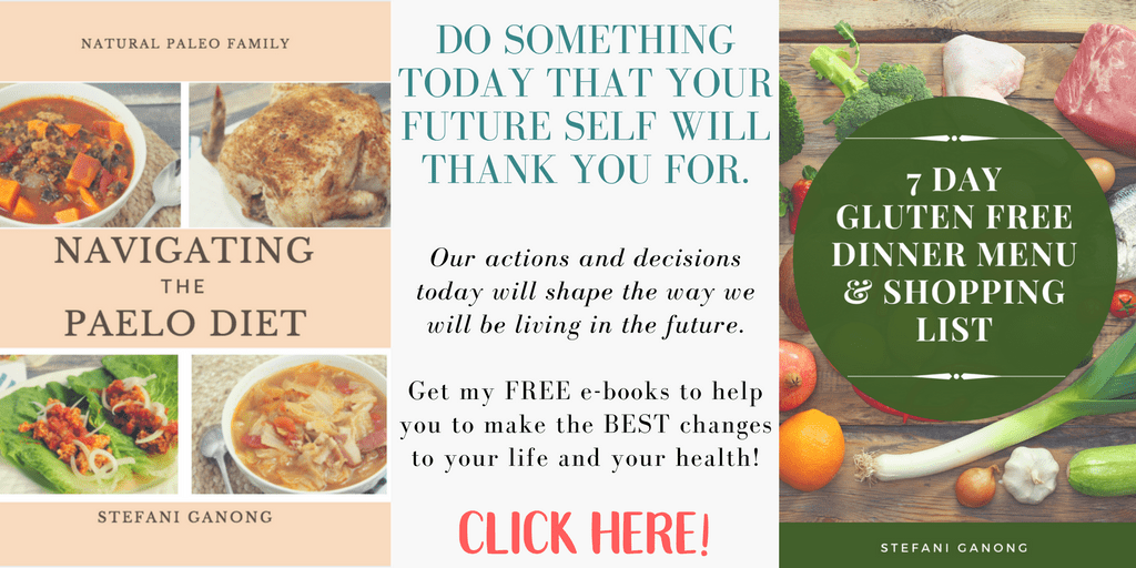 Navigating the Paleo Diet free e-book offer including a 7 day gluten free dinner menu and shopping list
