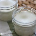 two jars of DIY easy natural sunscreen